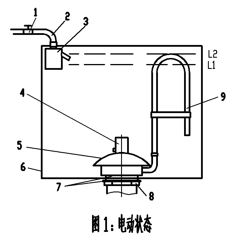 電控落水膽安裝示意圖一